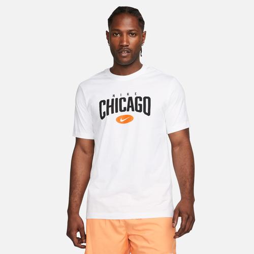 Nike Mens Nike City T-Shirt - Mens Black/White Product Image