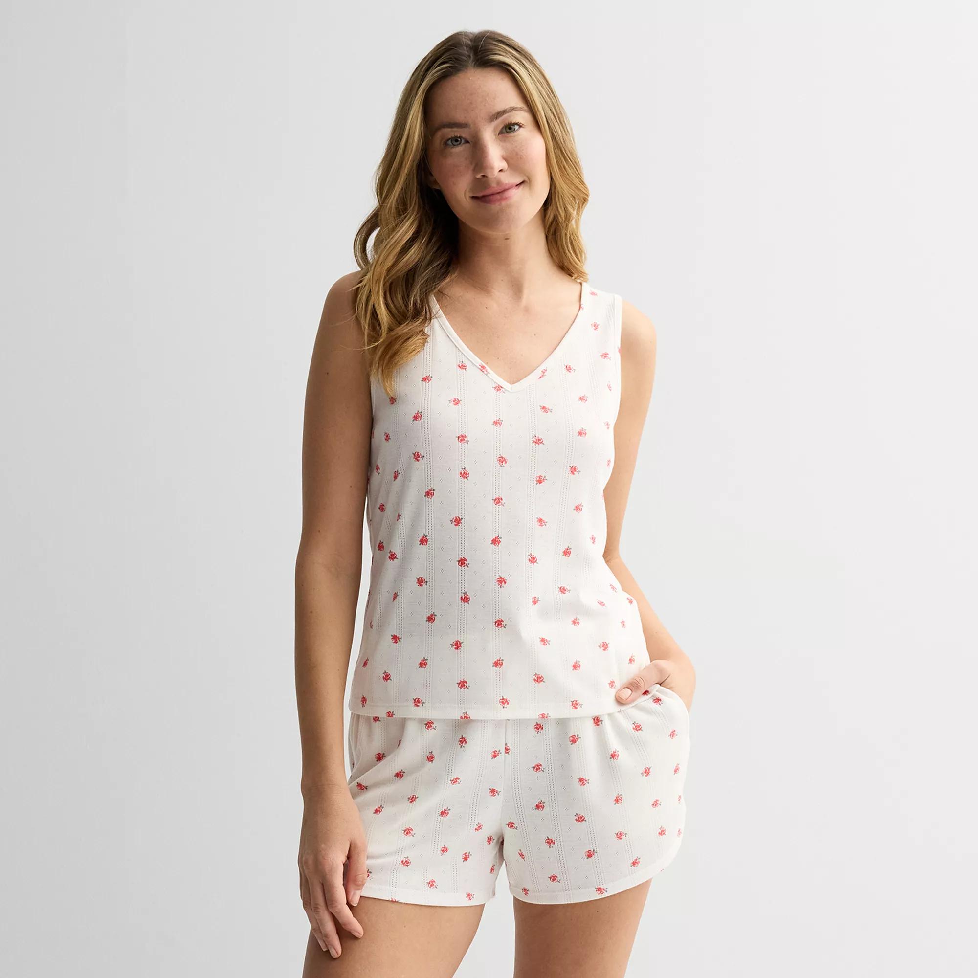 Women's Sonoma Goods For Life® Pointelle Sleep Tank,  Product Image