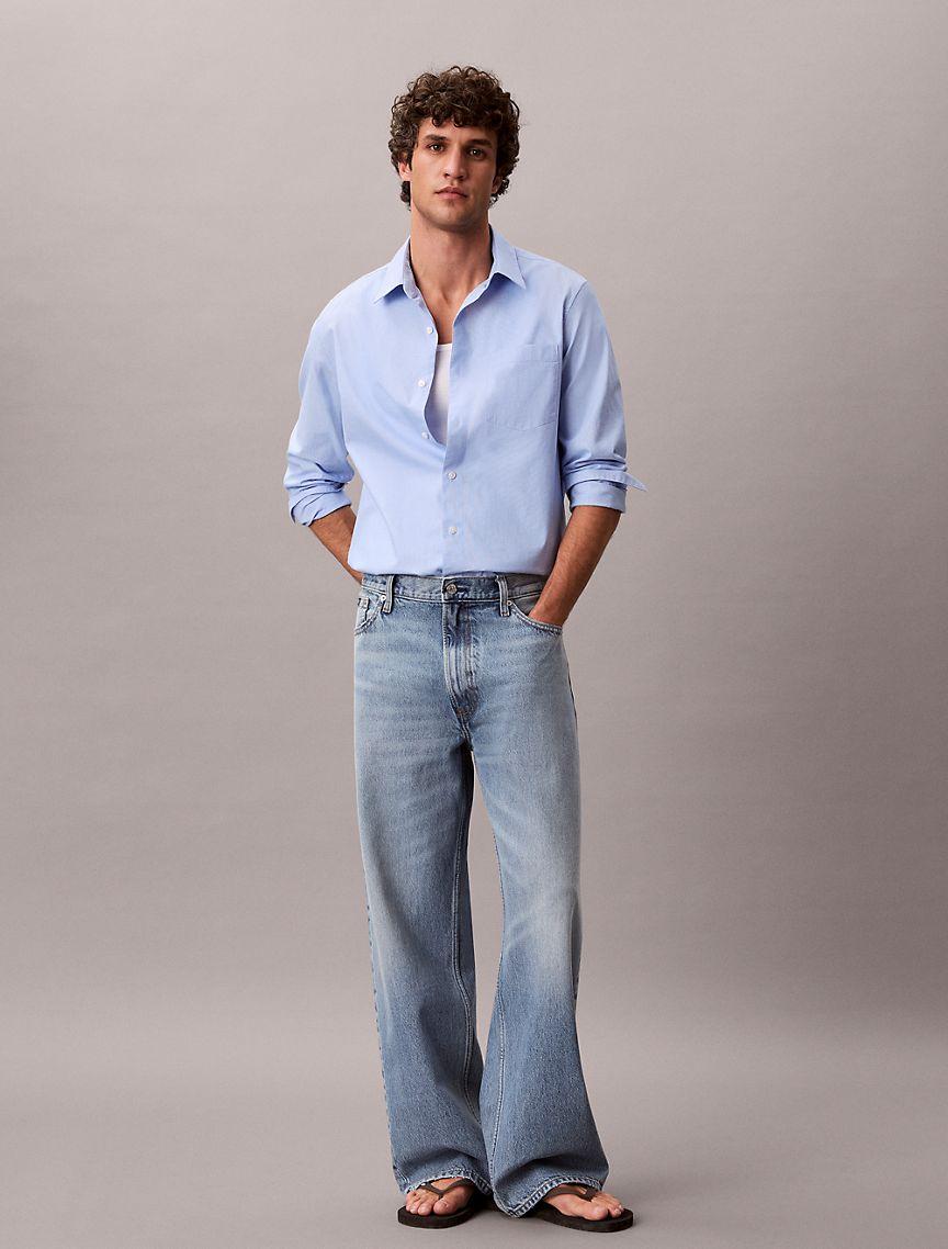 Washed Poplin Classic Button-Down Shirt Product Image