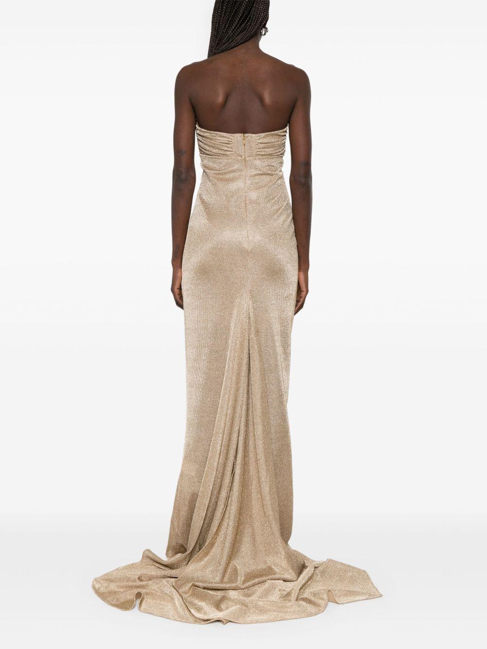 metallic threading maxi dress Product Image