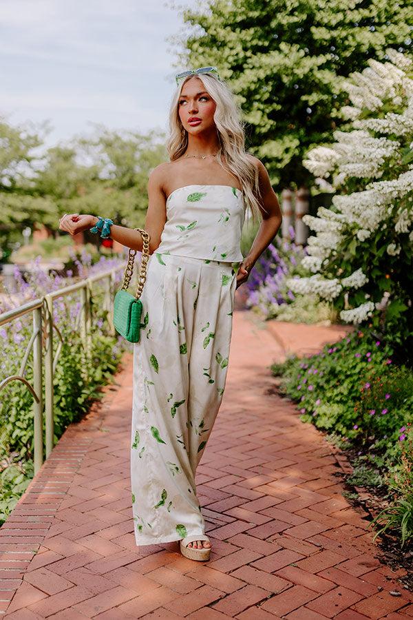 Better Off In Bali Satin Trousers Product Image