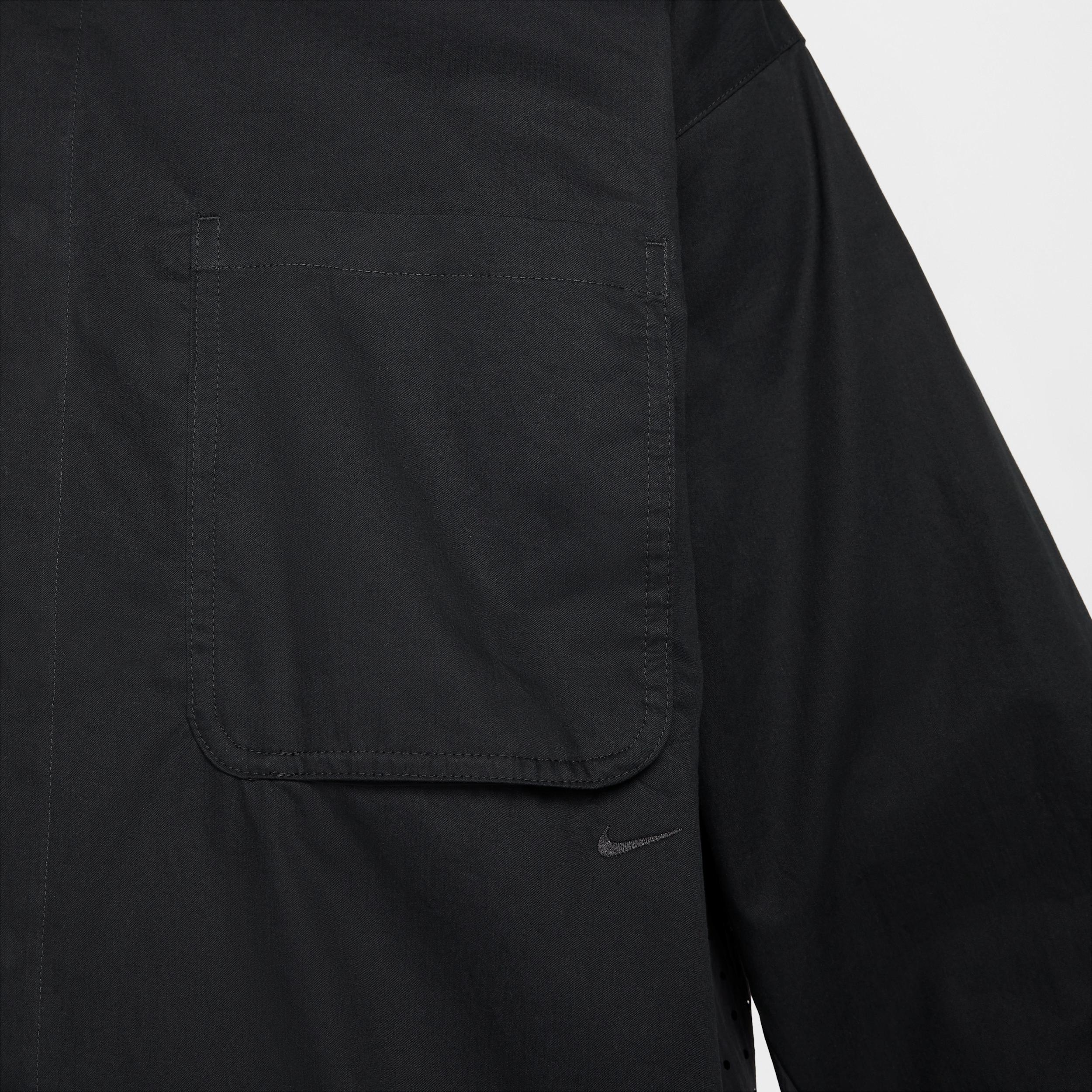 Mens Nike Sportswear Tech Button-Down Top | HJ2936-480 Product Image