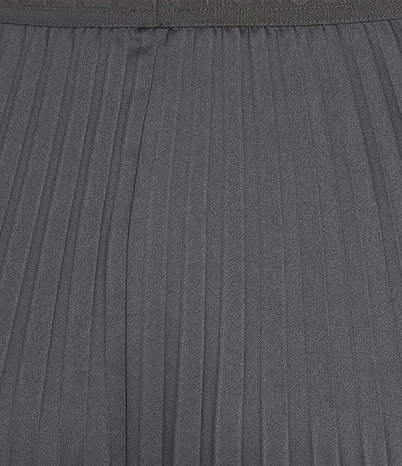 Marella Pontiac Plisse Pleated Elastic Waist Flared Midi Skirt Product Image