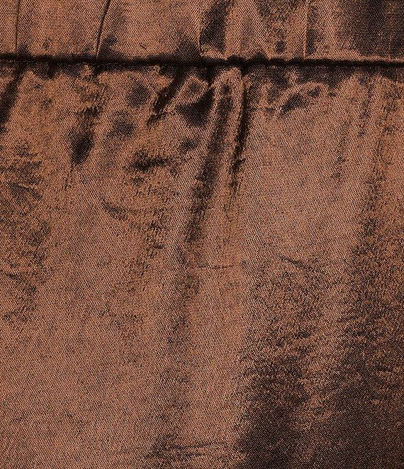 Lucy Paris Plus Size Dorothy Coordinating Woven Statin Sleeveless V-Neck Top Product Image