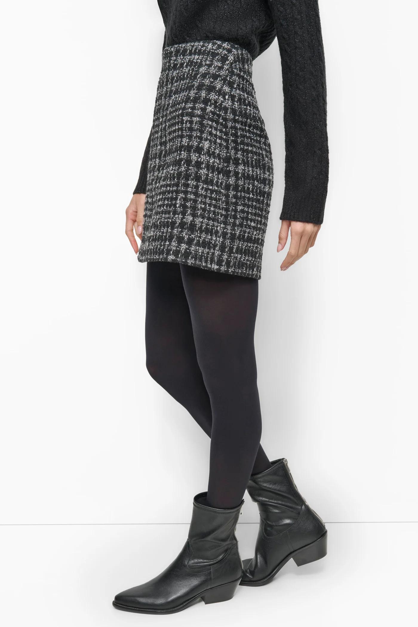 ZIP FRONT MINI SKIRT Product Image