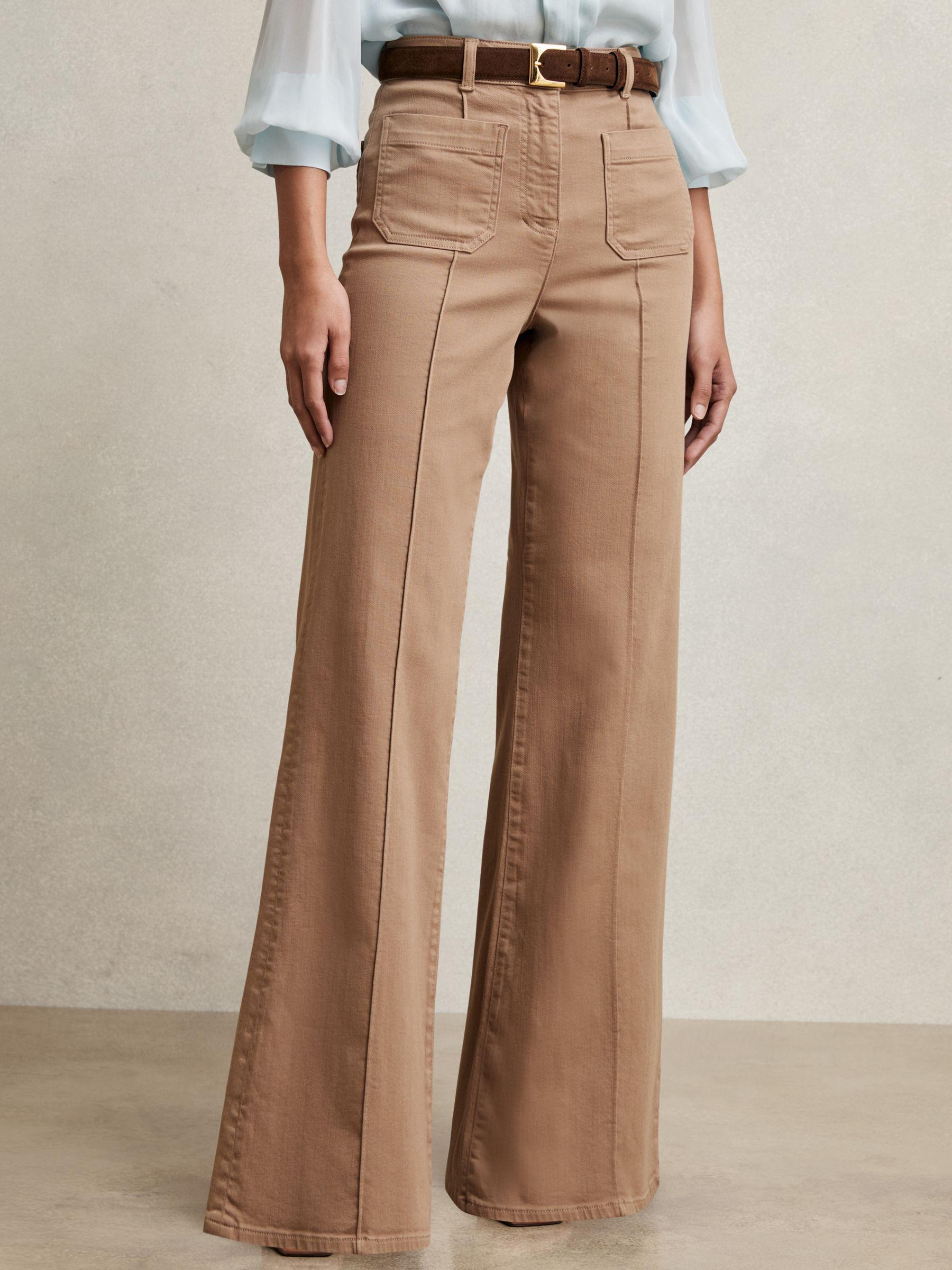 Petite Double-Breasted Peak-Lapel Suit Jacket in Pink Product Image