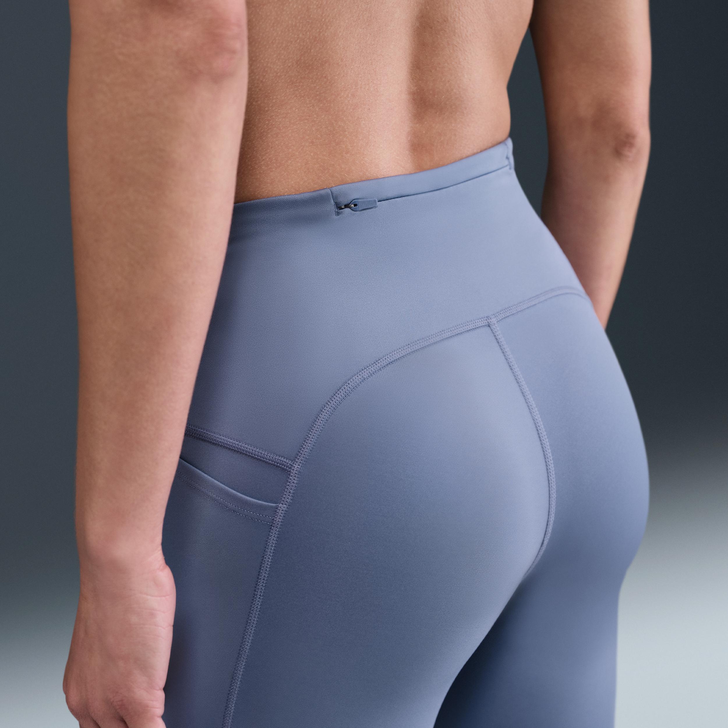 Nike Womens Swift High-Waisted 7/8 Running Leggings with Pockets | HJ2252-499 Product Image