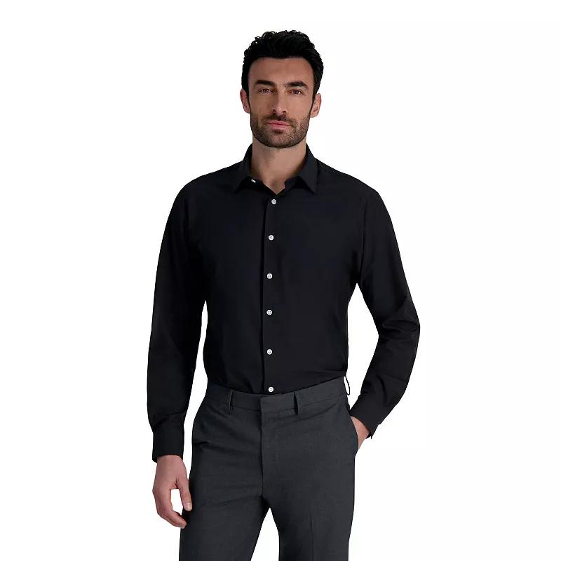 Men's Haggar® Smart Wash® Classic Fit Wrinkle Free Dress Shirt,  Product Image