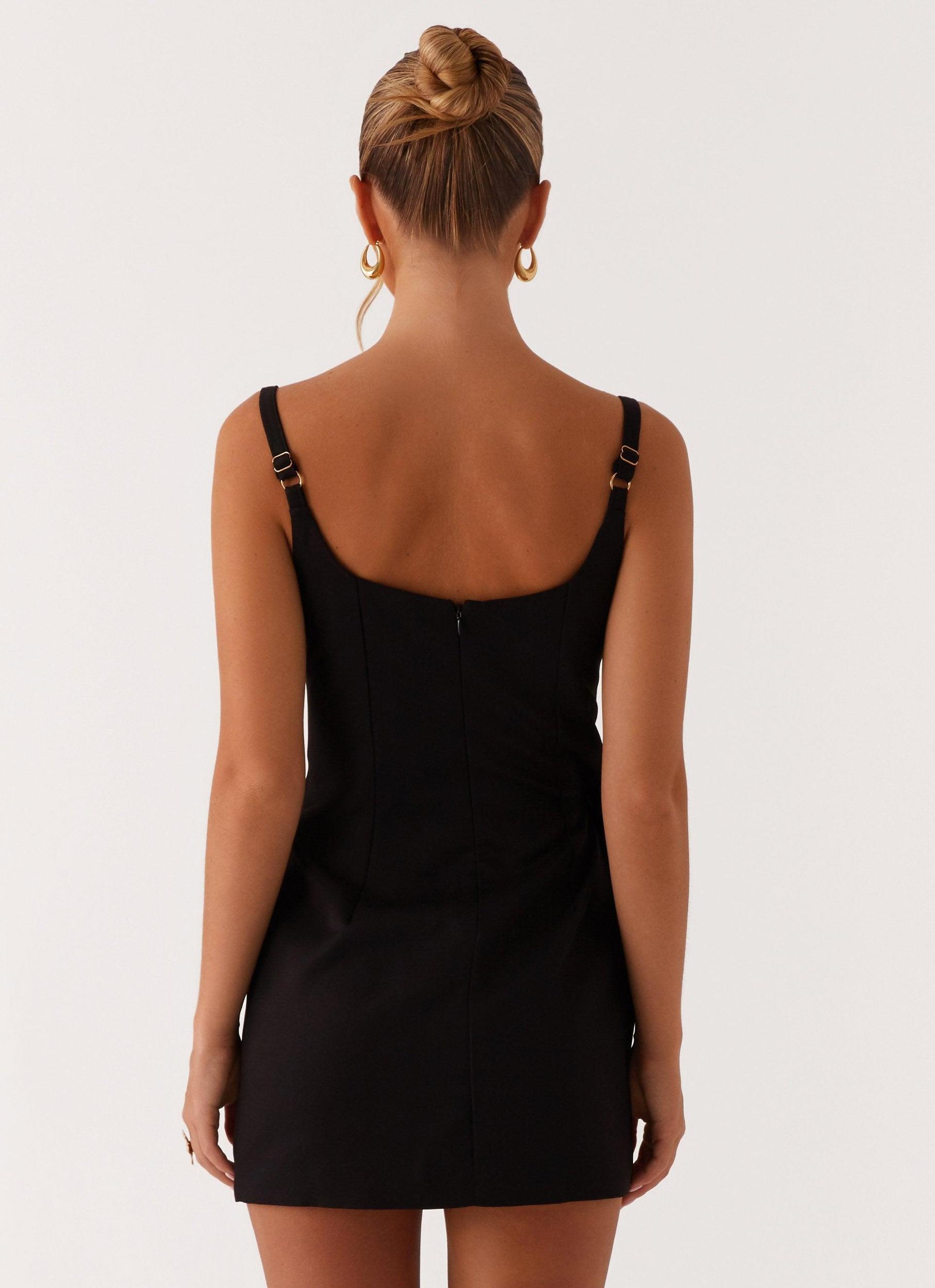 Aretha Mini Dress - Black Product Image