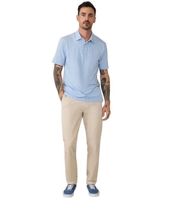 Faherty Movement Heather Short Sleeve Polo Shirt Product Image