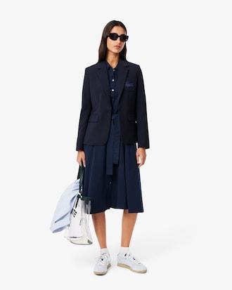 Flared Piqué Polo Dress Product Image