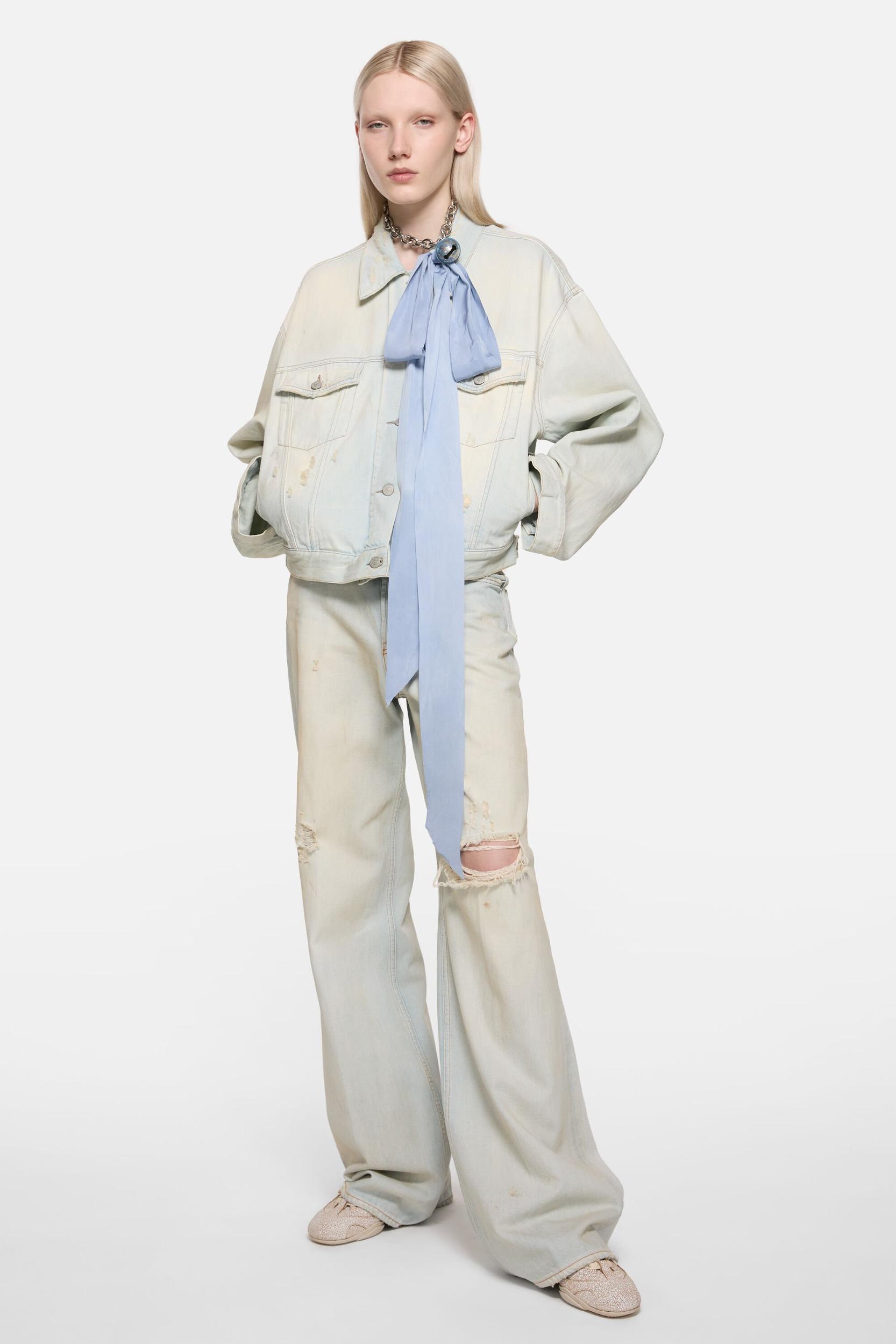 Denim jacket - Relaxed cropped fit Product Image