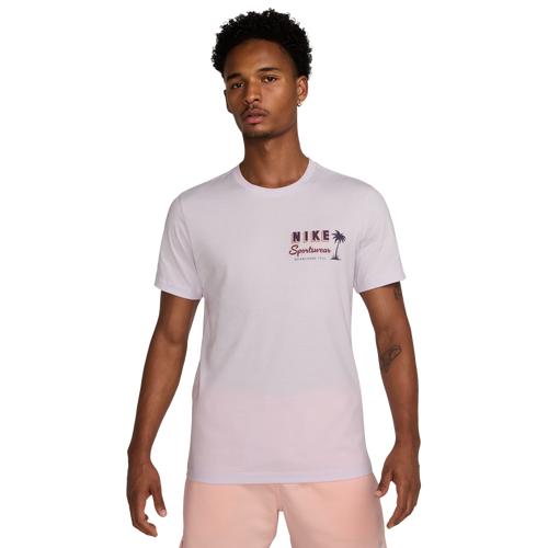 Nike Mens Nike Sweet Short Sleeve Crew T-Shirt - Mens Barely Grape/Dark Raisin/Multi Product Image