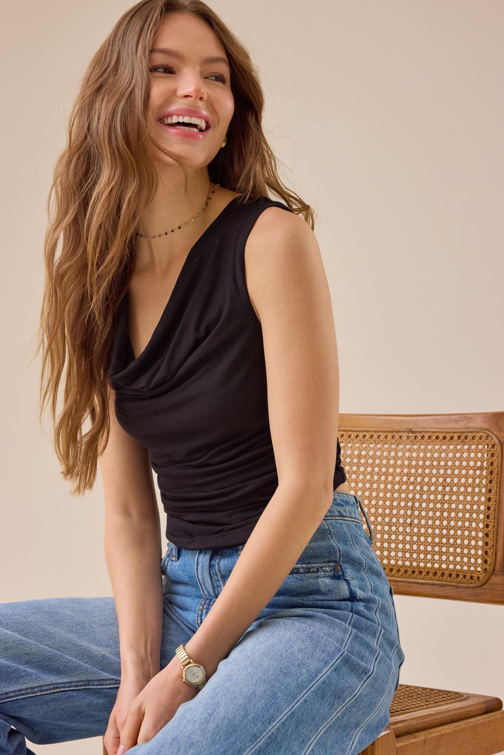 Alaya Cowl-Neck Top Product Image