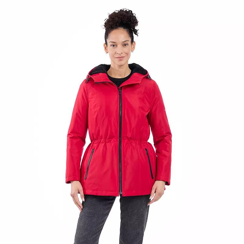 Women's London Fog Zip-Front Rain Anorak Jacket,  Product Image