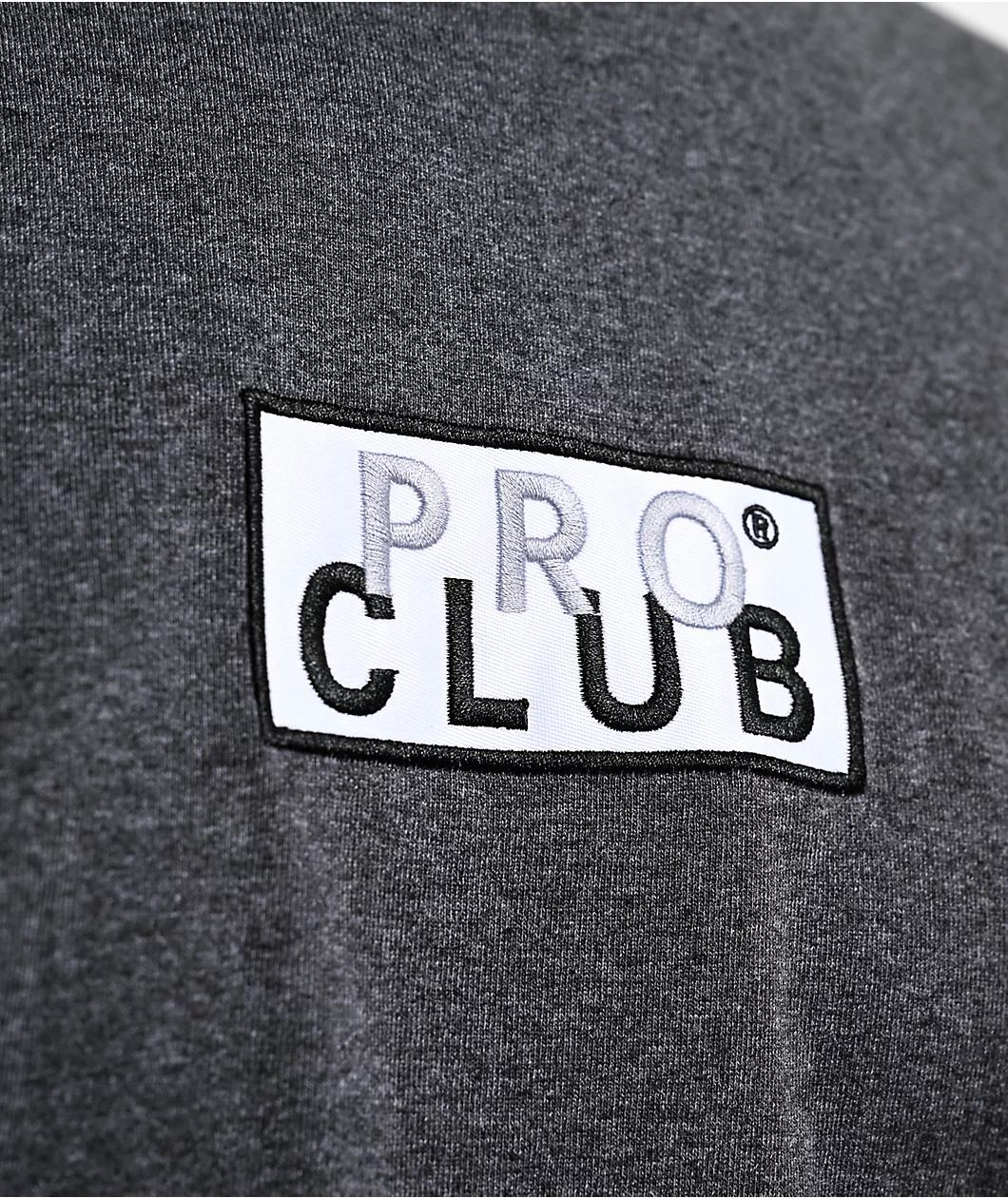 Pro Club Member Box Logo Charcoal T-Shirt Product Image