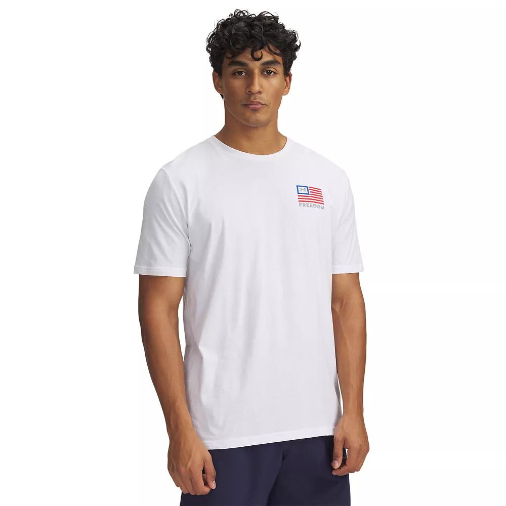 Men's Under Armour Freedom Left Chest Short Sleeve Tee, Size: XXL, Royal Product Image