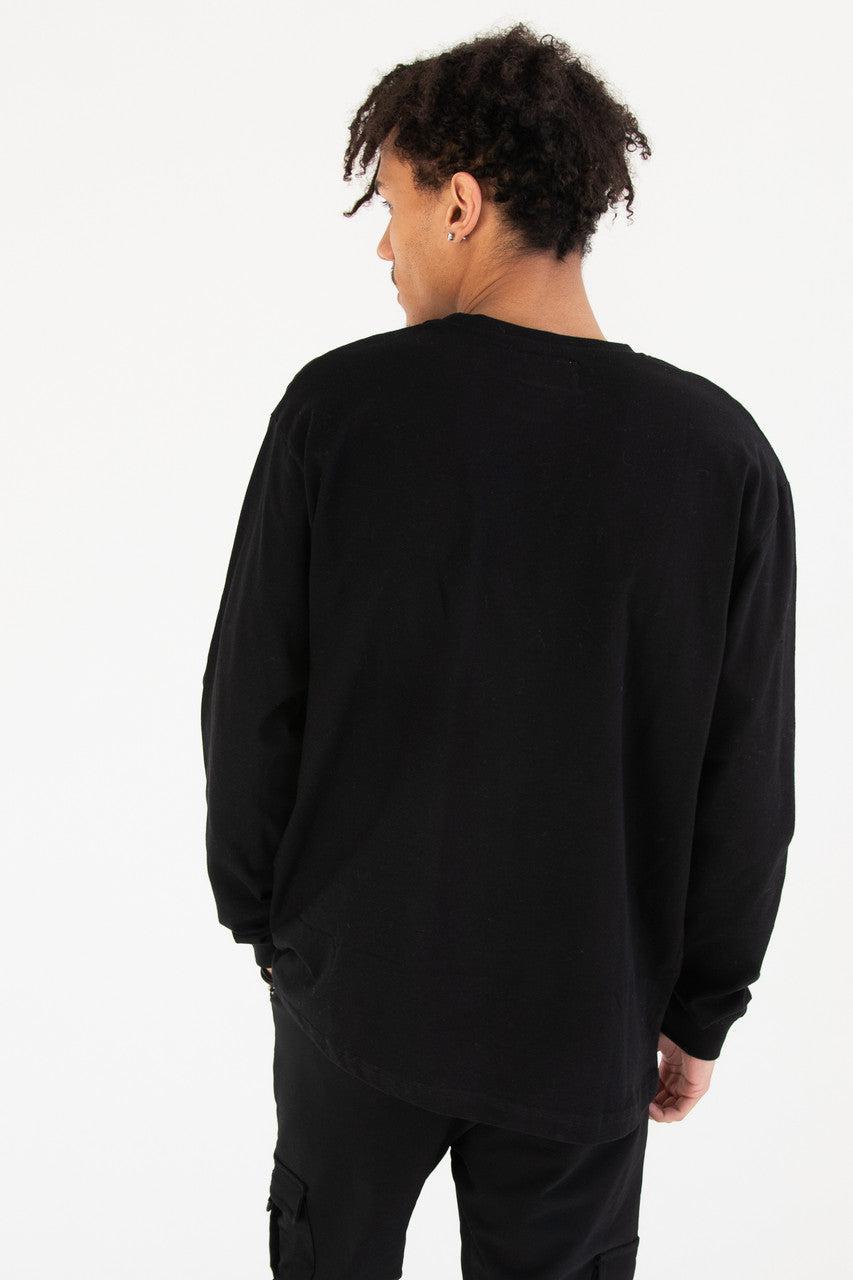 Heart Applique Ribcage Long Sleeve Tee Product Image