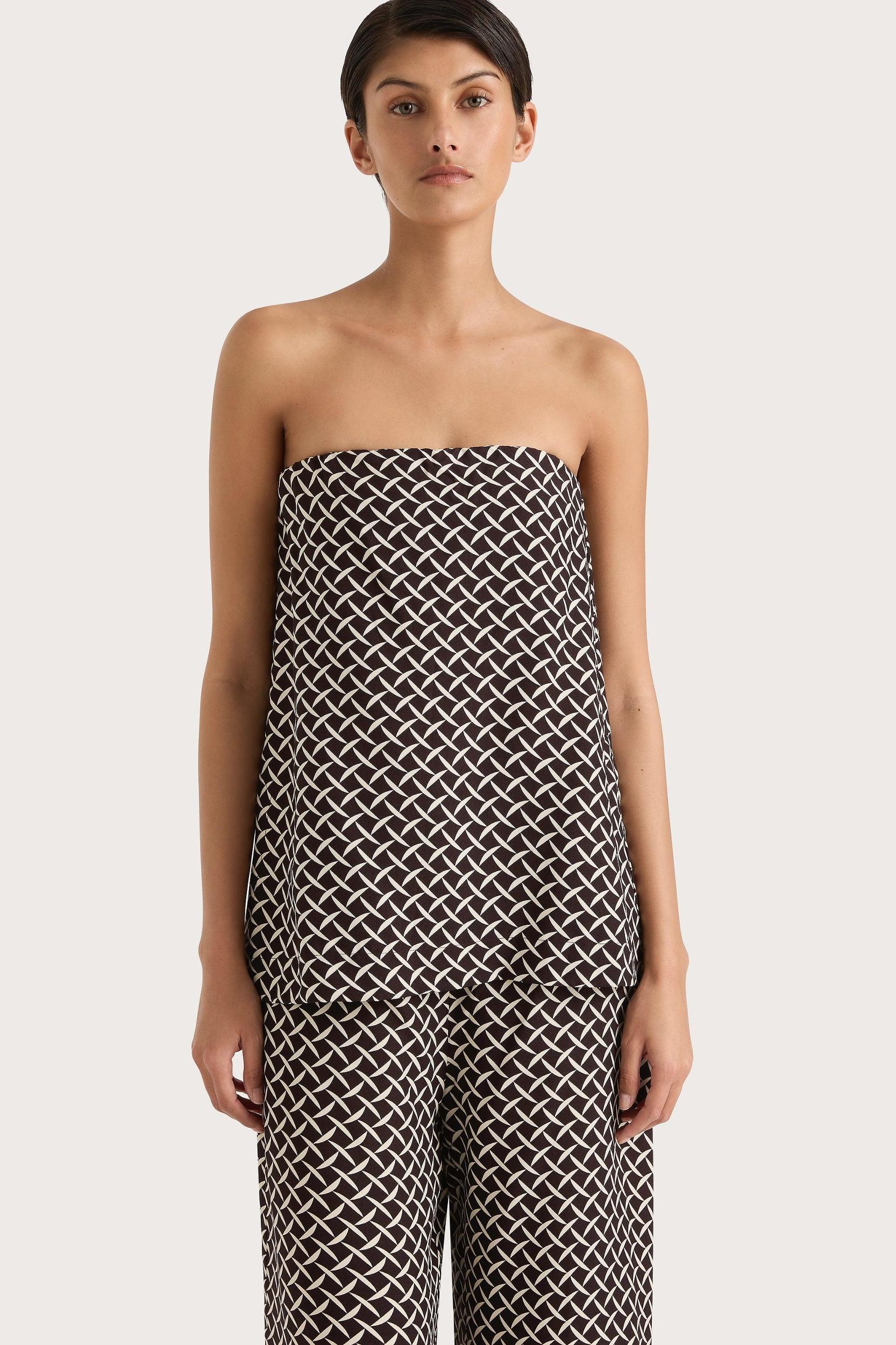 Dalene Pant Espresso Geo - Final Sale Product Image