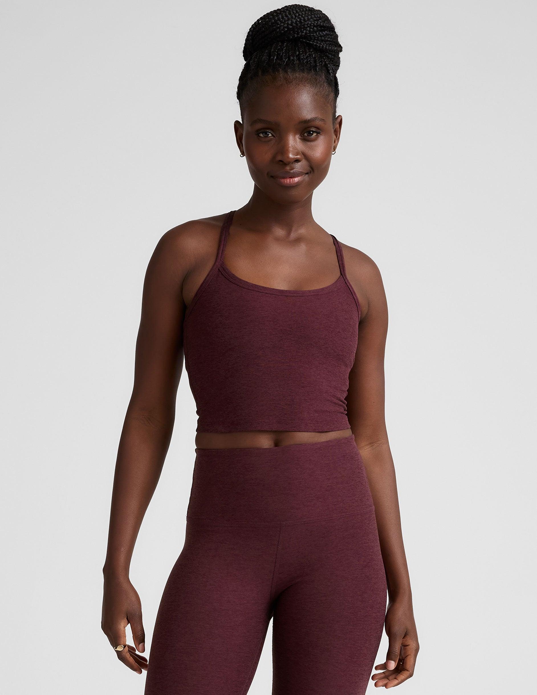 Spacedye Slim Racerback Cropped Tank Product Image