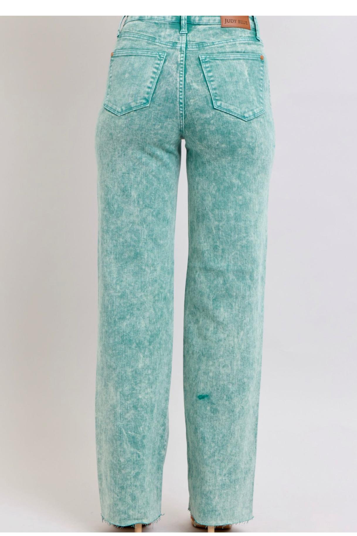 High Waist Raw Hem Dad Jean Product Image