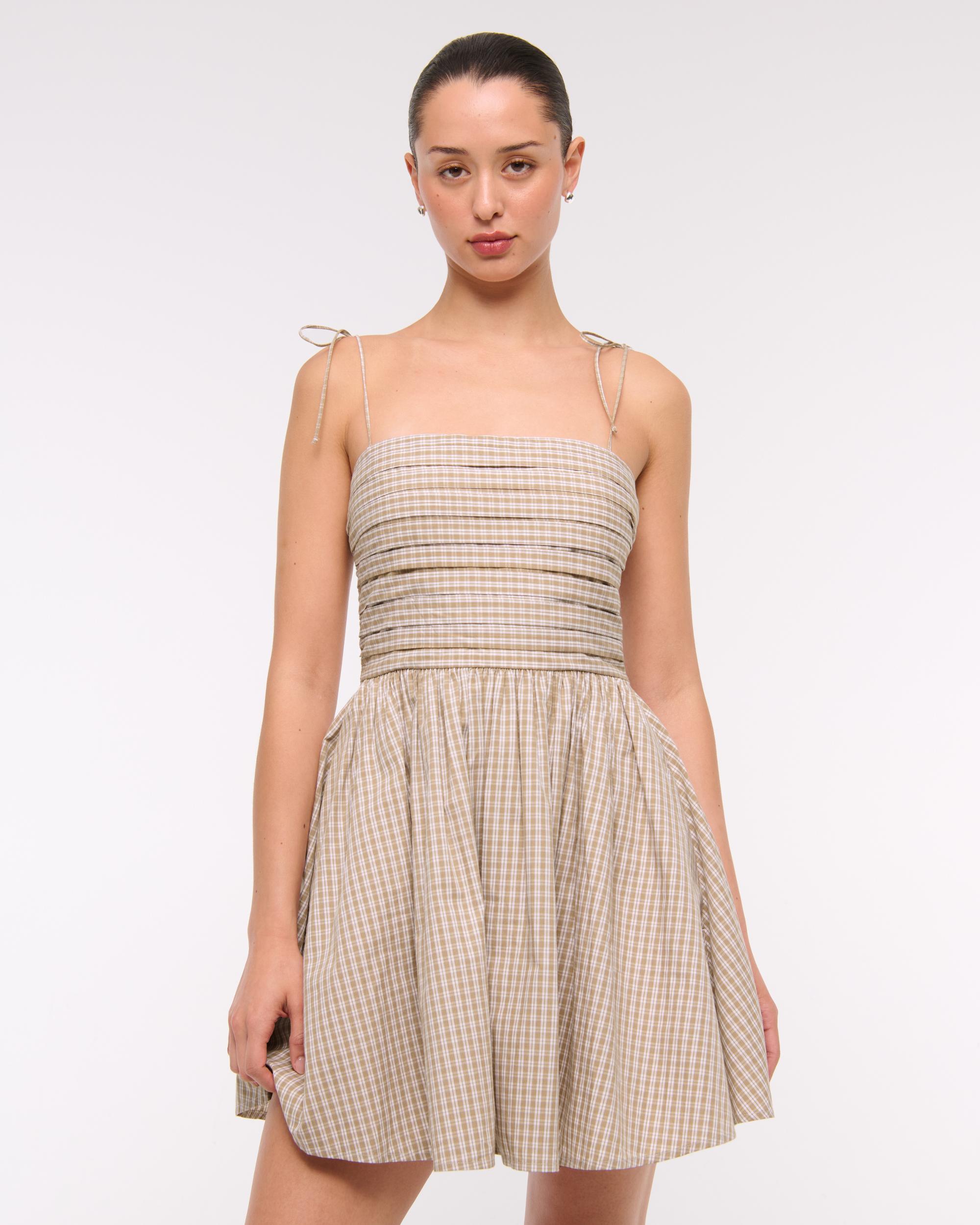 The A&F Emerson Tie-Strap Mini Dress Product Image