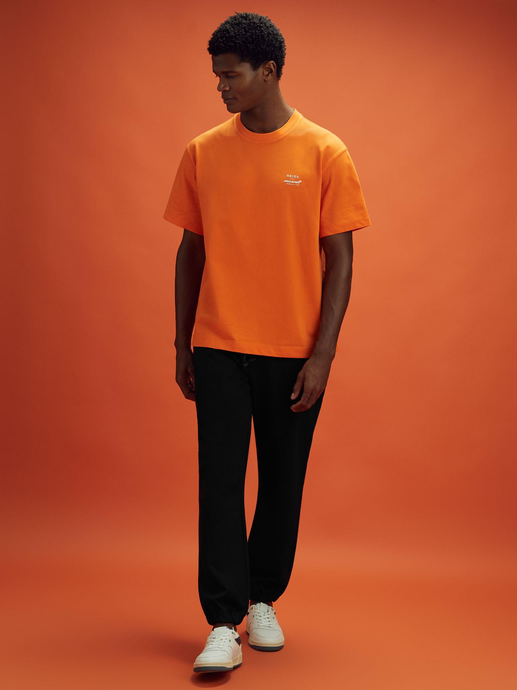 McLaren F1 Cotton Drawstring Joggers in Black Product Image