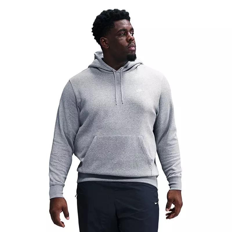 Big & Tall Nike Club Pull-Over Fleece Hoodie, Men's,  Product Image