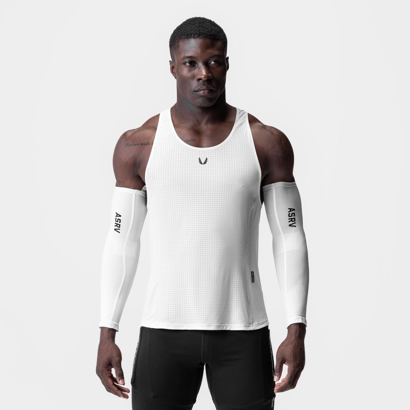 0949. Laser-Vent™ Singlet Tank - White Product Image