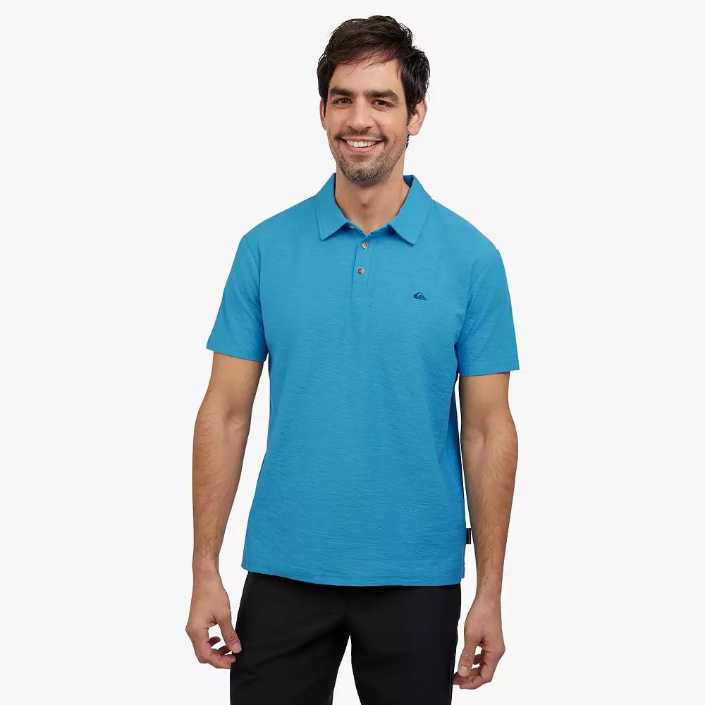 Men's Quiksilver Polo, Size: Small, Niagra Product Image