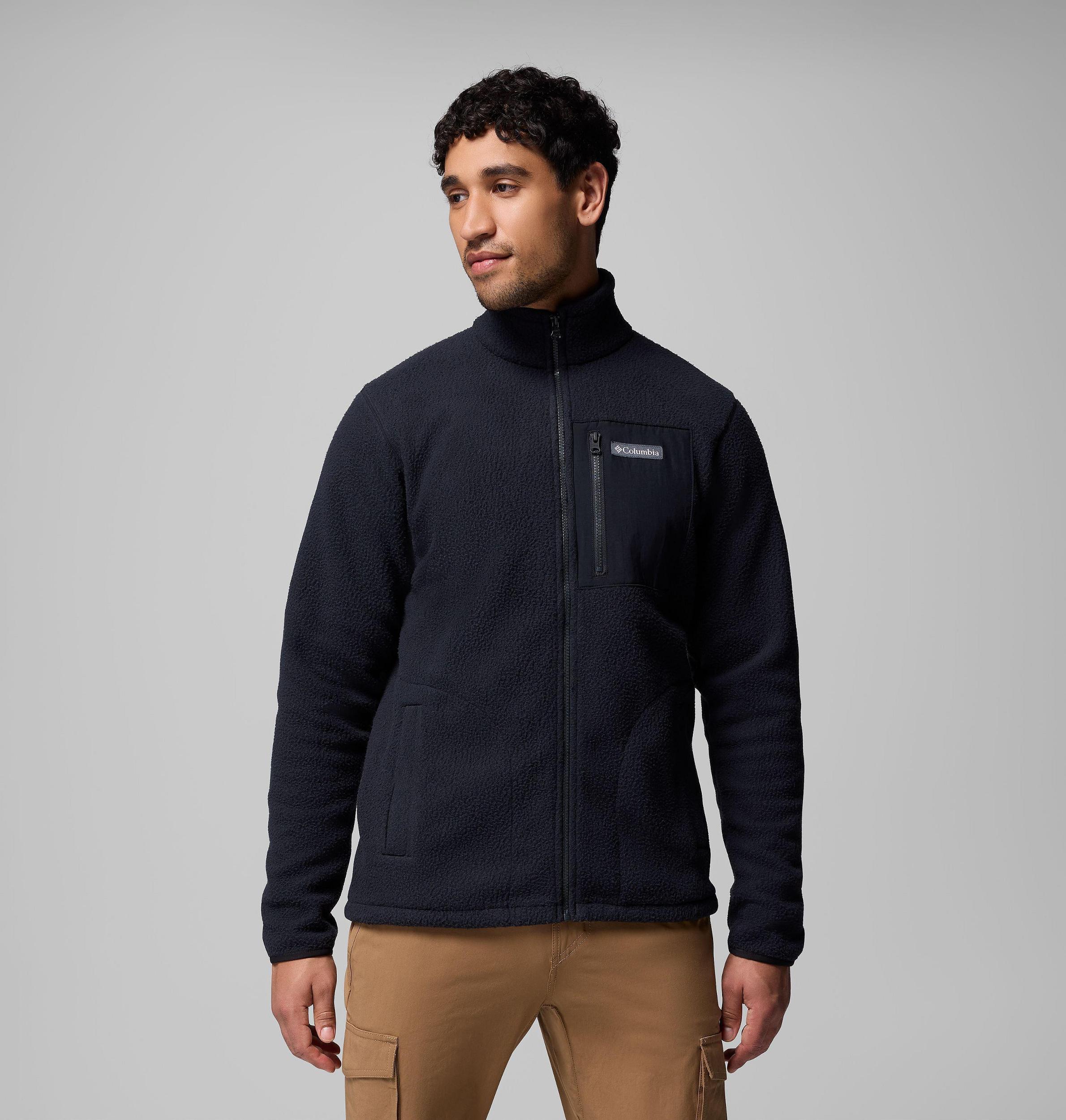 Columbia Mens Jasper Ridge Pebbled Full Zip Fleece- Product Image