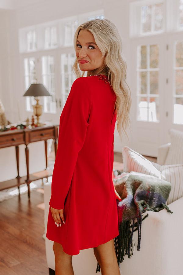 Holiday Party Embellished Mini Dress Product Image