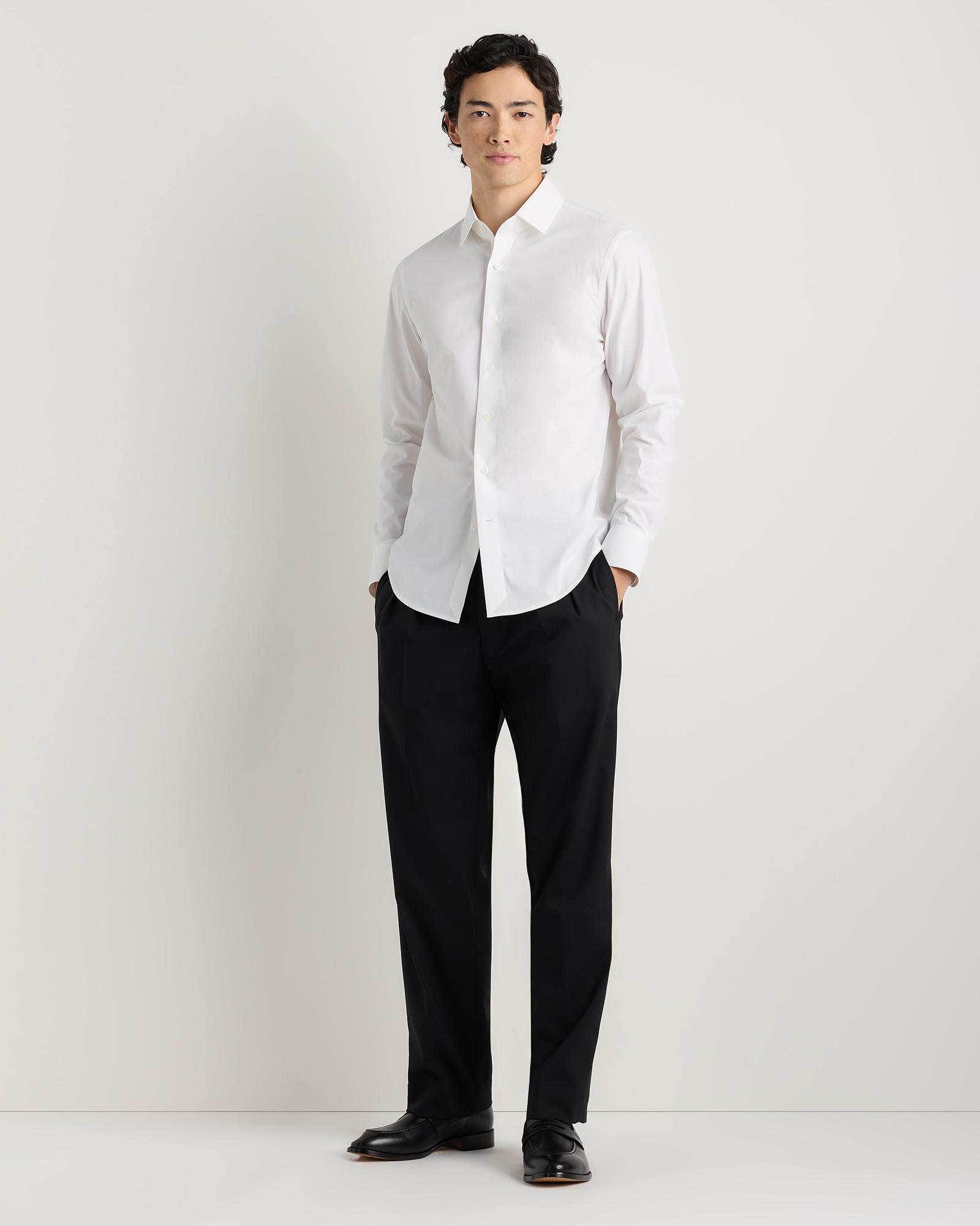Quince | Men's Stretch Poplin Shirt Size XL, Organic Cotton Product Image