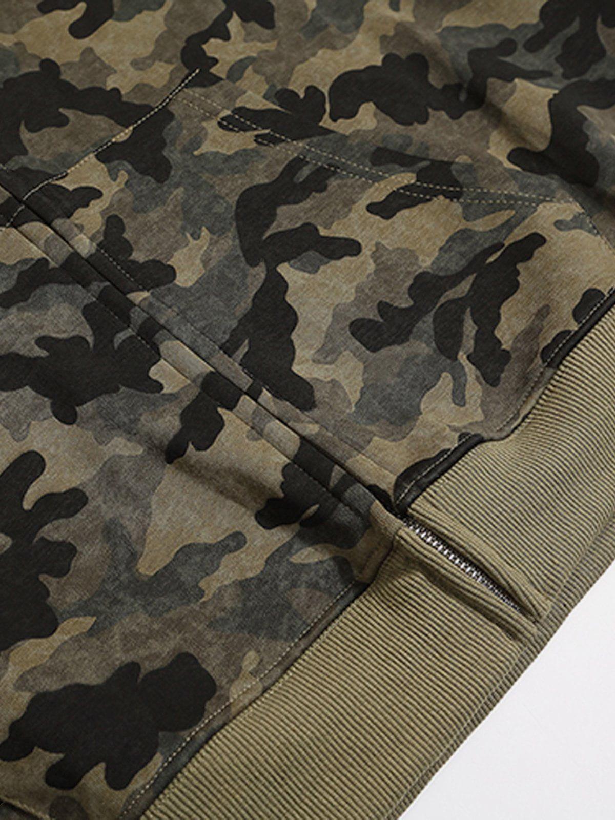 Aelfric Eden Camouflage Zip Up Hoodie Product Image