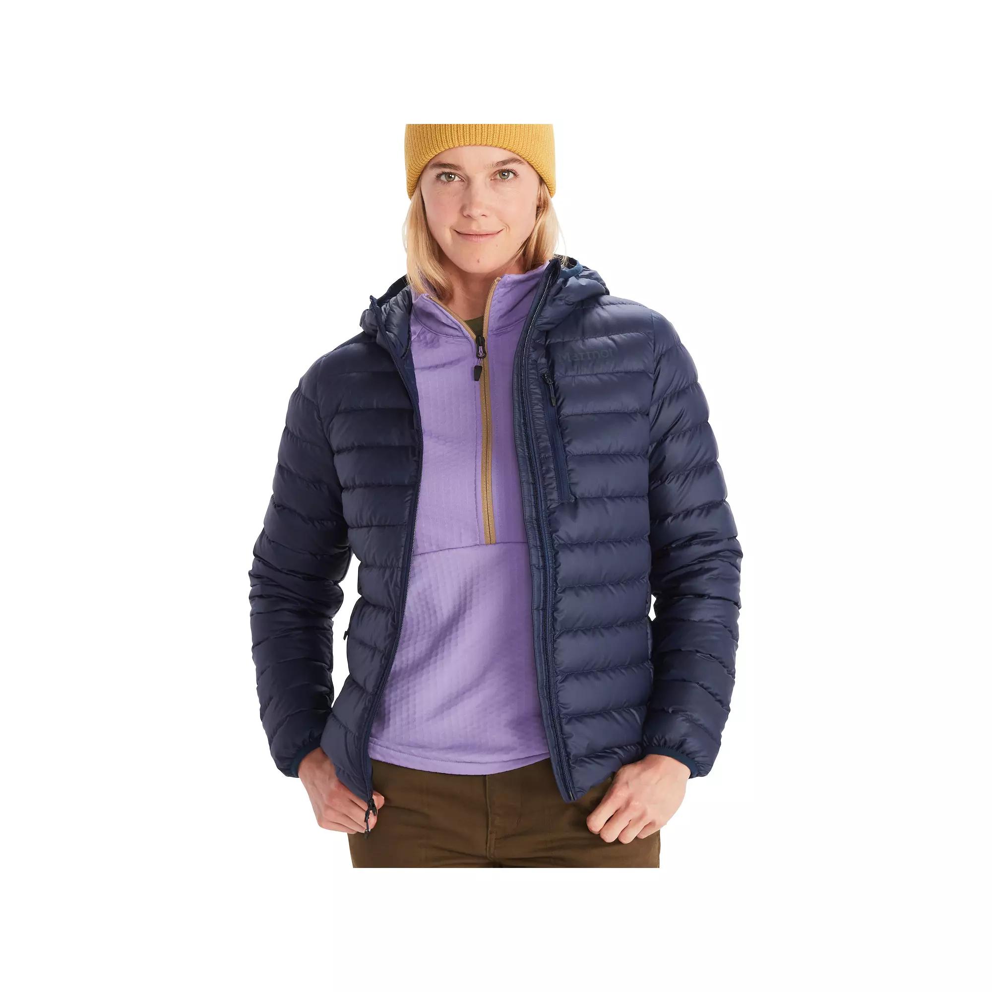 Women's Marmot Highlander Down Jacket, Size: Small, Blue Product Image