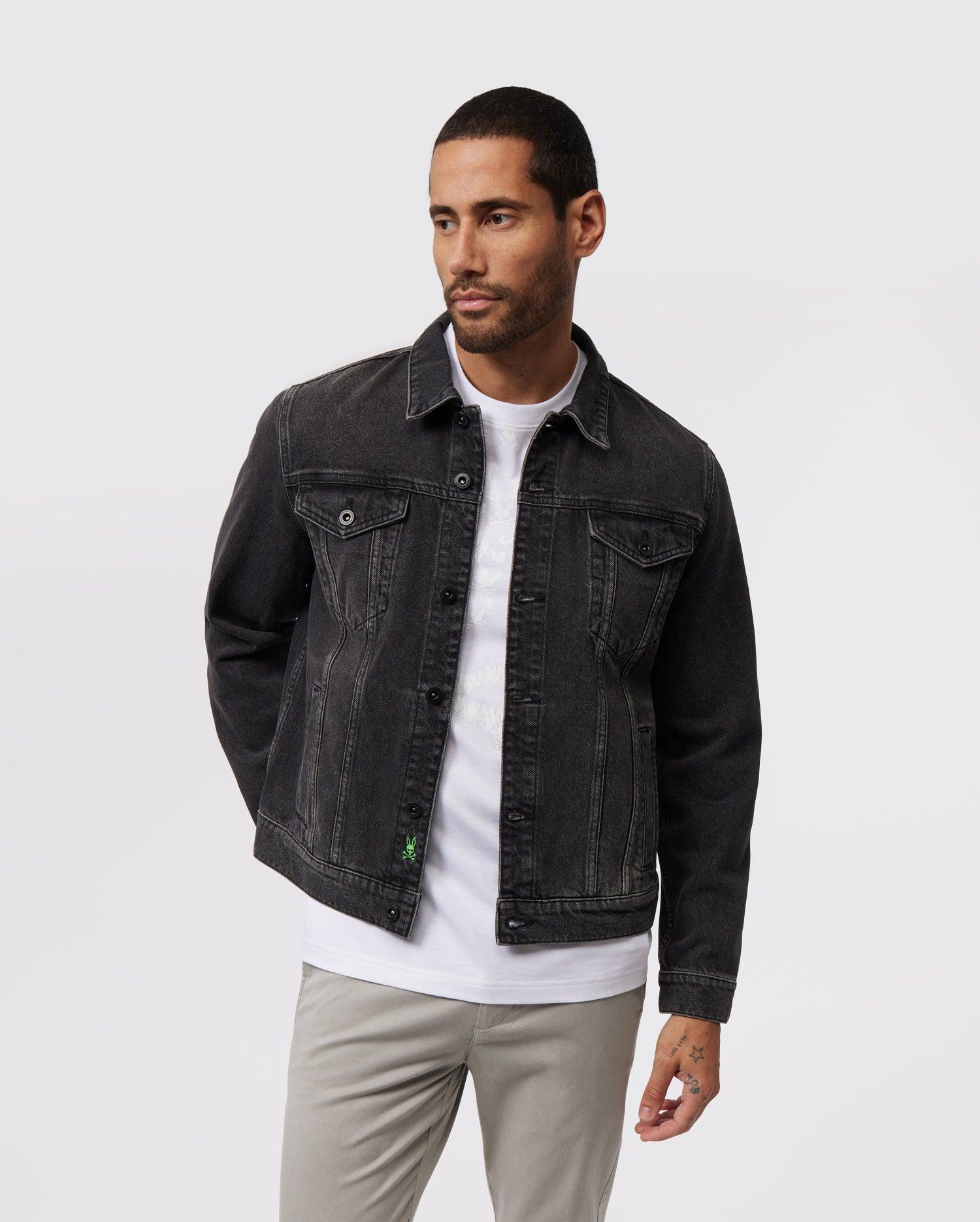 MENS PATHE DENIM JACKET - B6J741X1CO Product Image
