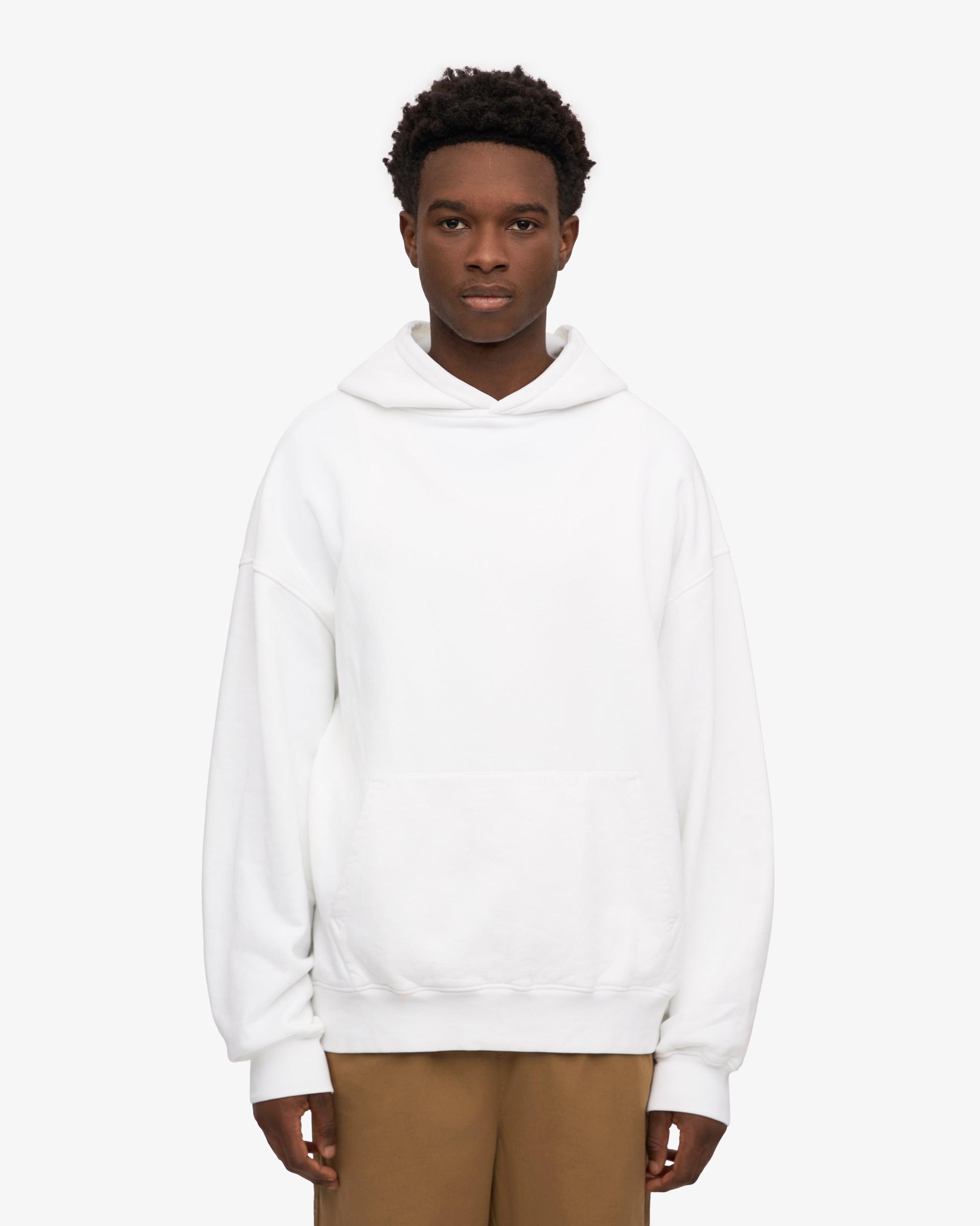 Organic Oversized Hood - Optical White Product Image