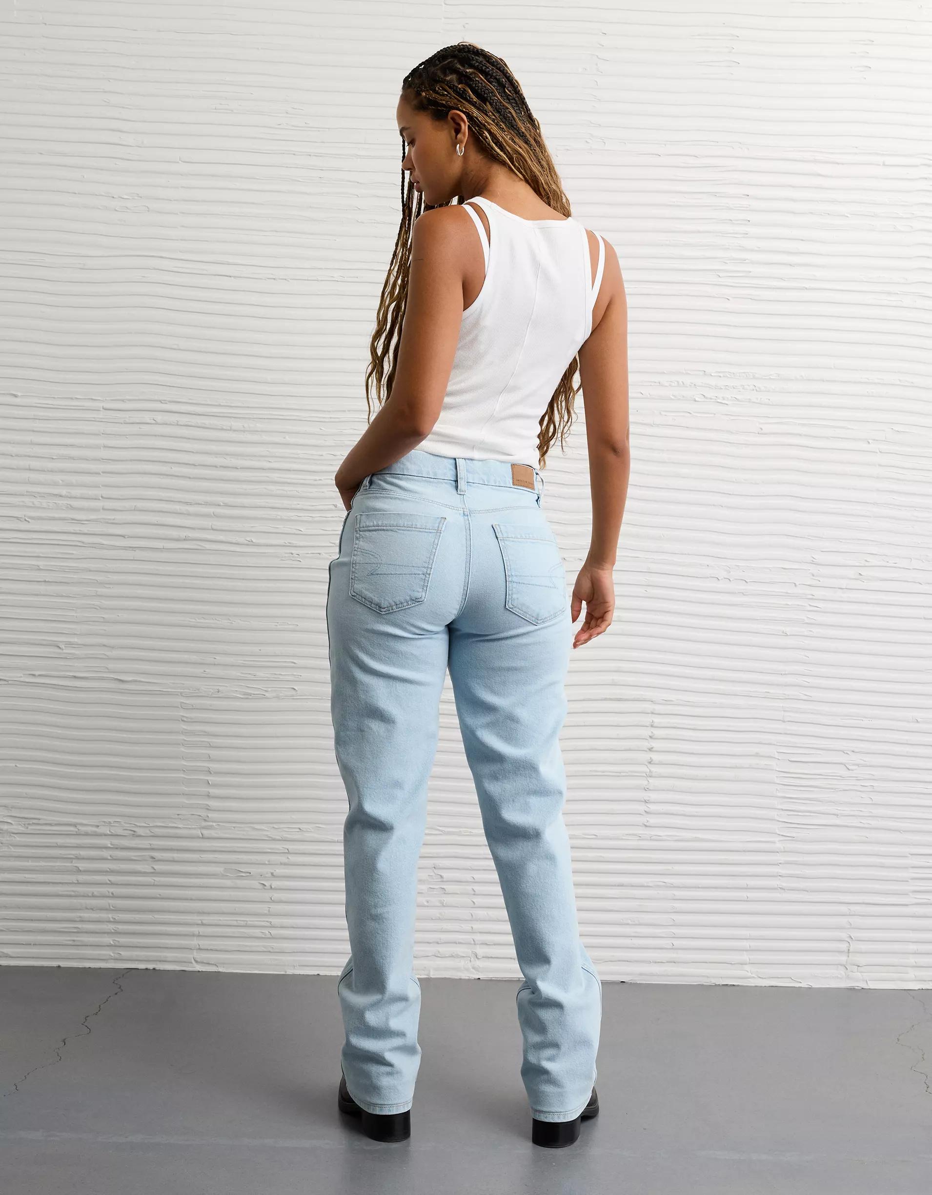AE Stretch Curvy Straight Jean Product Image