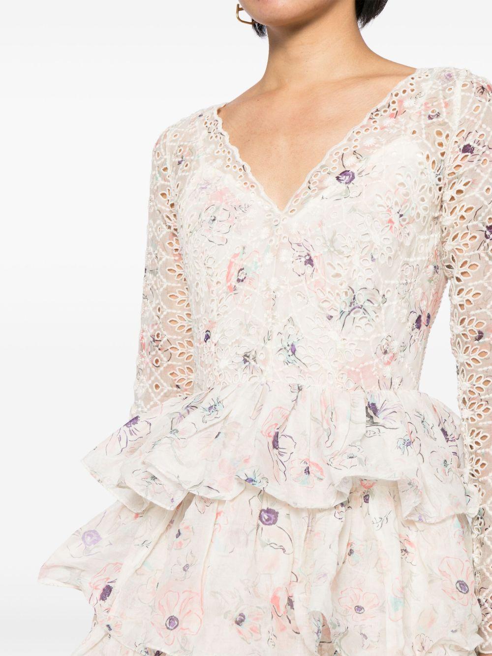 Halliday floral-print gown Product Image