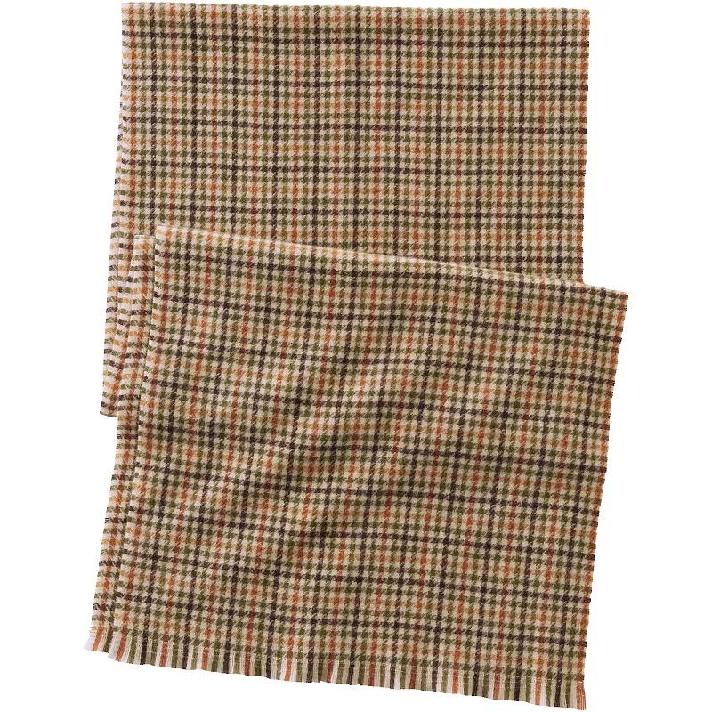 Women's Lands' End CashTouch Pattern Scarf, Green Ombre Stripe Product Image