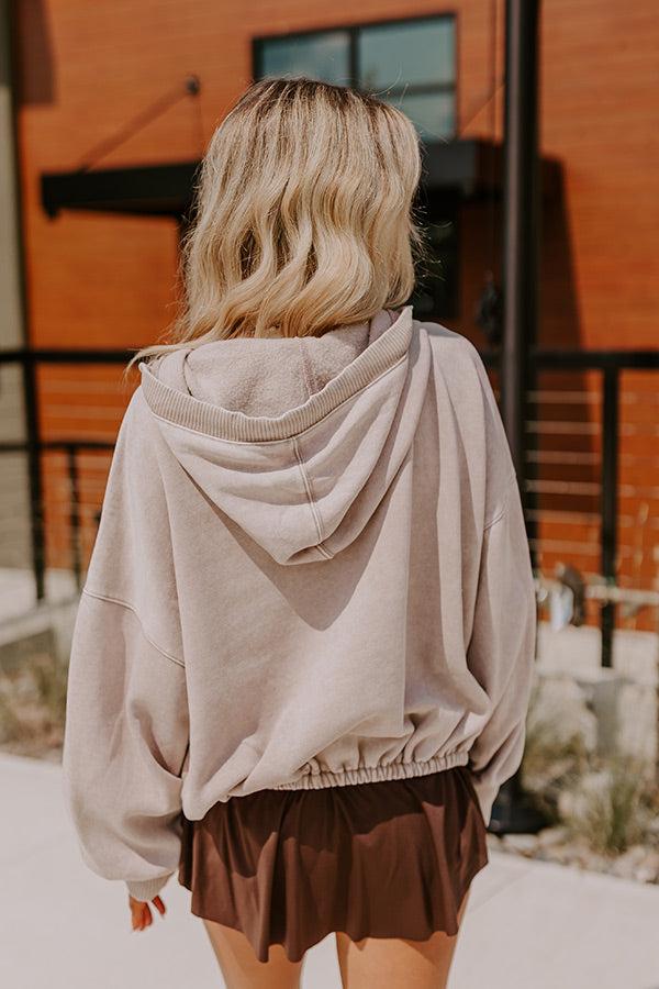 Coffee Shop Cutie Vintage Wash Hoodie Product Image