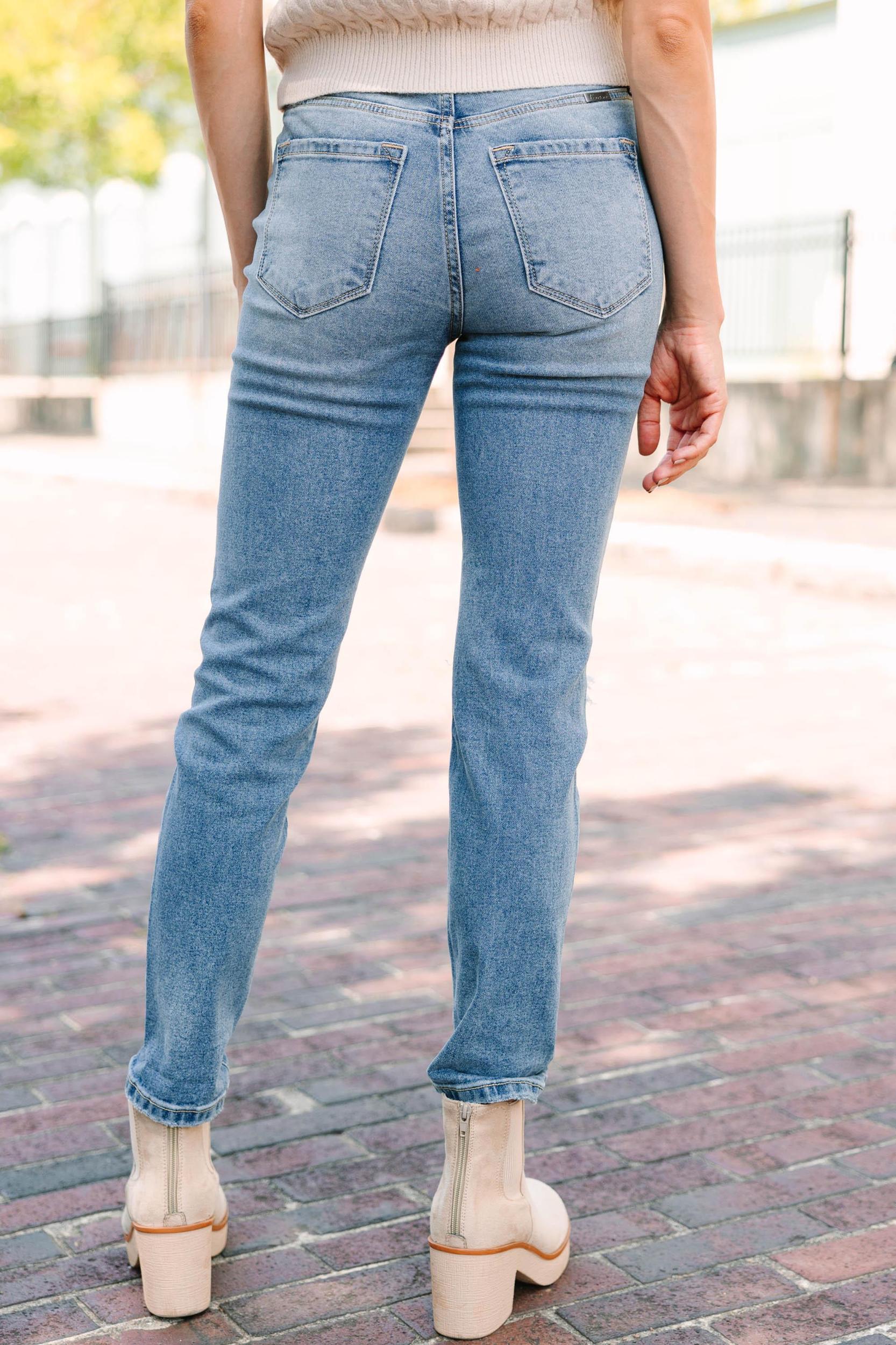 KanCan: Meet You There Medium Wash Mom Jeans Female Product Image