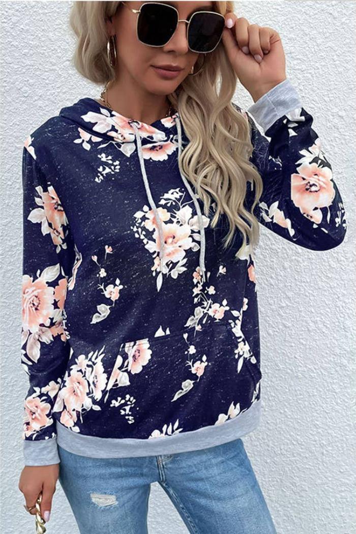 Floral Pocket Hoodie Product Image