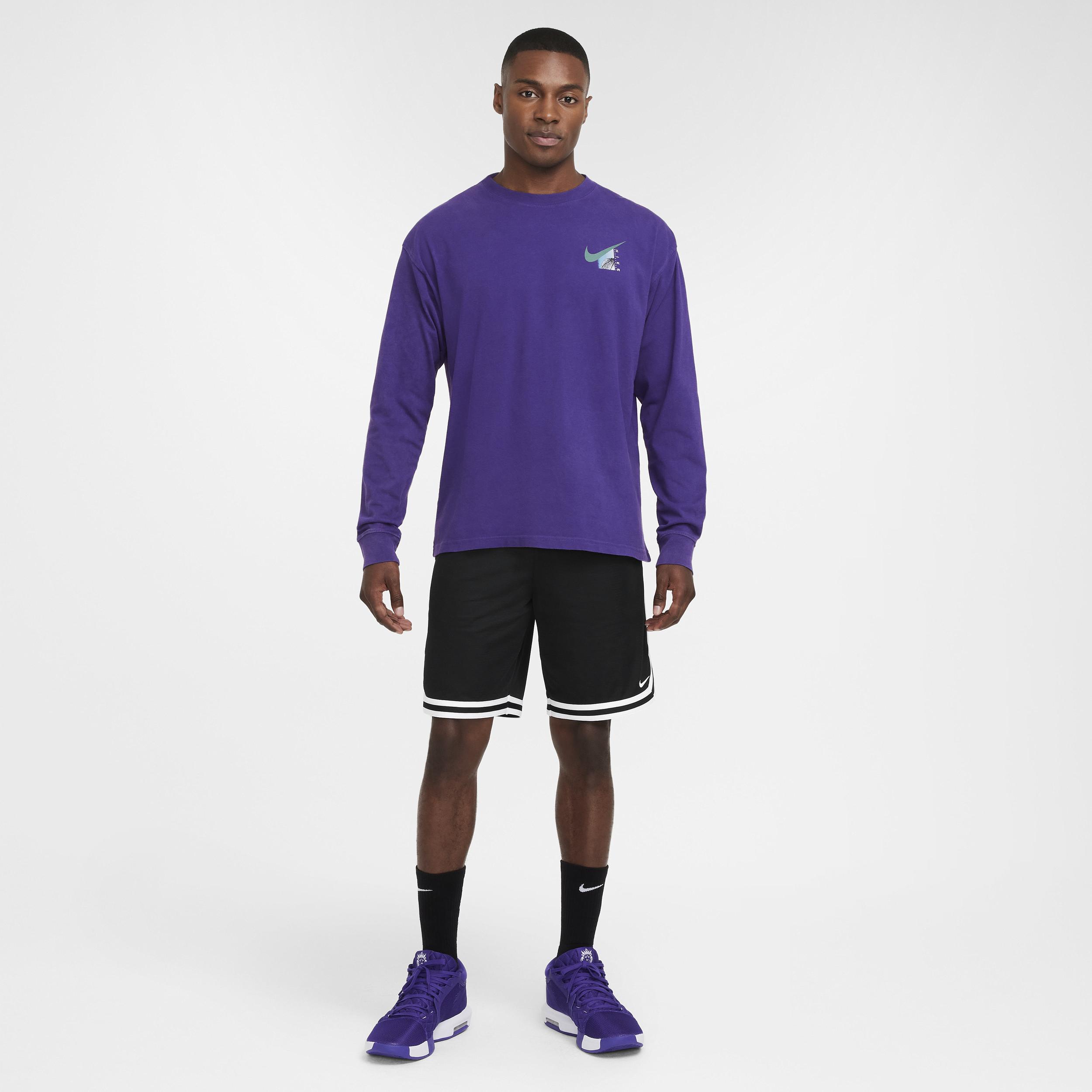 Nike Mens Max90 Long-Sleeve Basketball T-Shirt | HF6195-504 Product Image