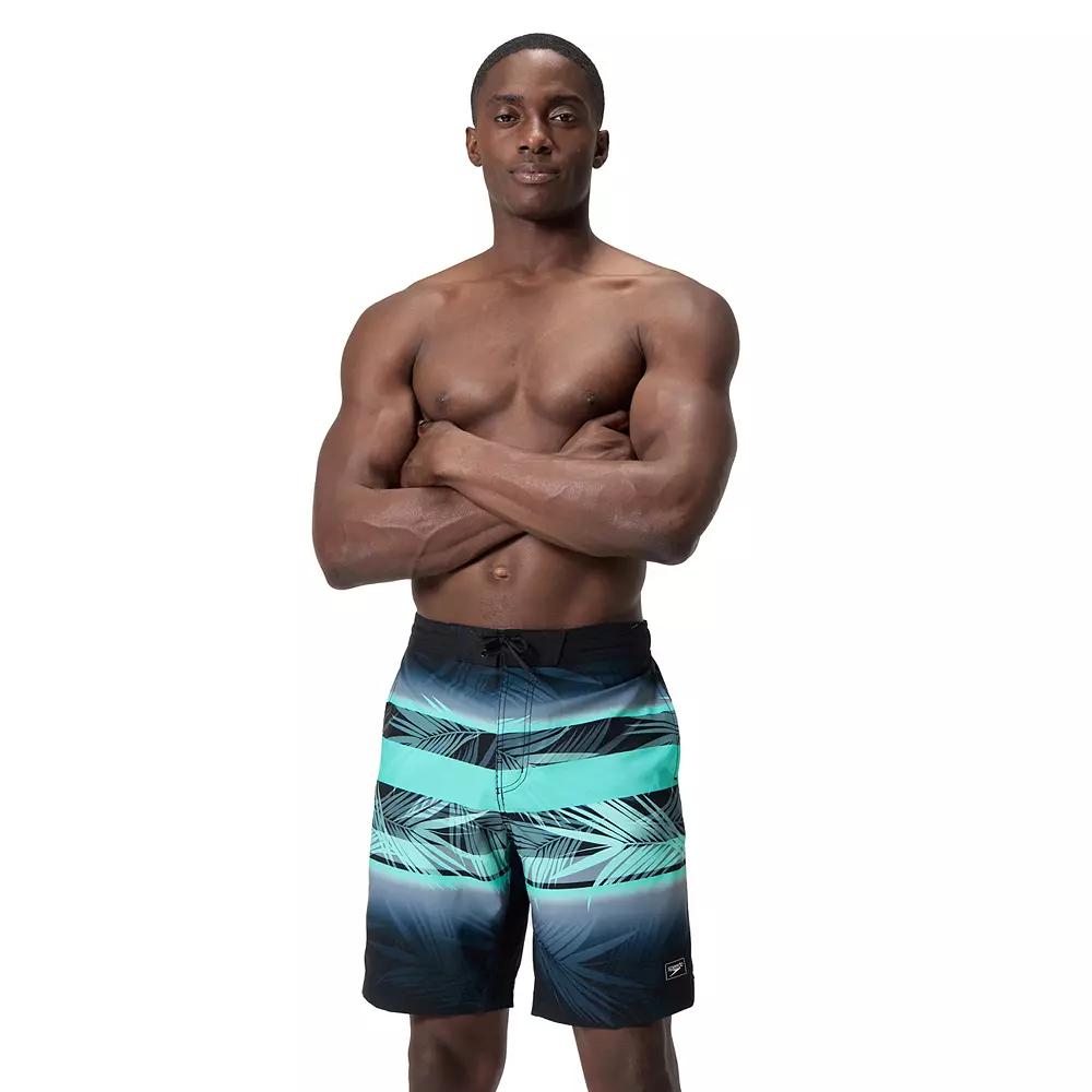 Mens Speedo Bondi UPF 50+ Boardshort Swim Trunks Grey Product Image