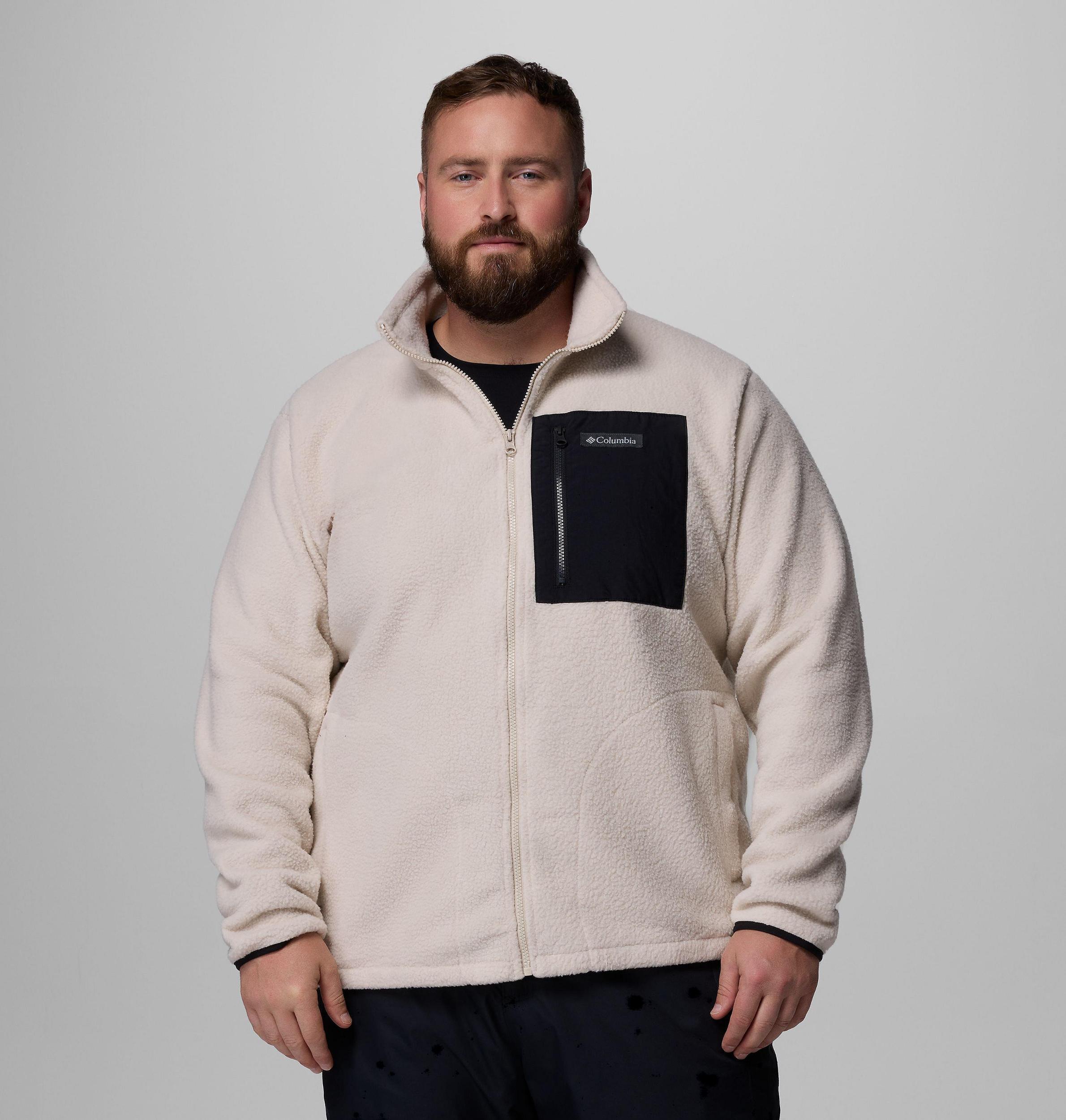 Columbia Mens Jasper Ridge Pebbled Full Zip Fleece - Big- Product Image