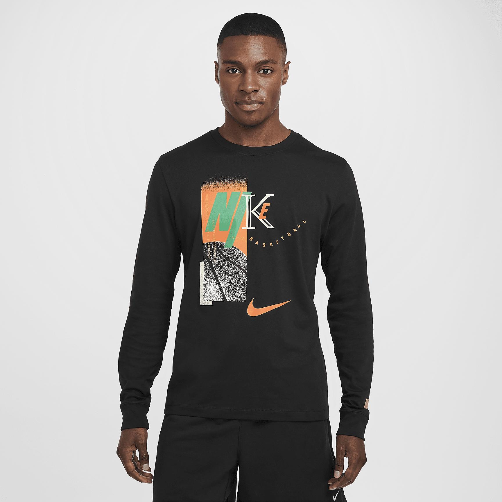 Nike Men's Long-Sleeve Basketball T-Shirt Product Image