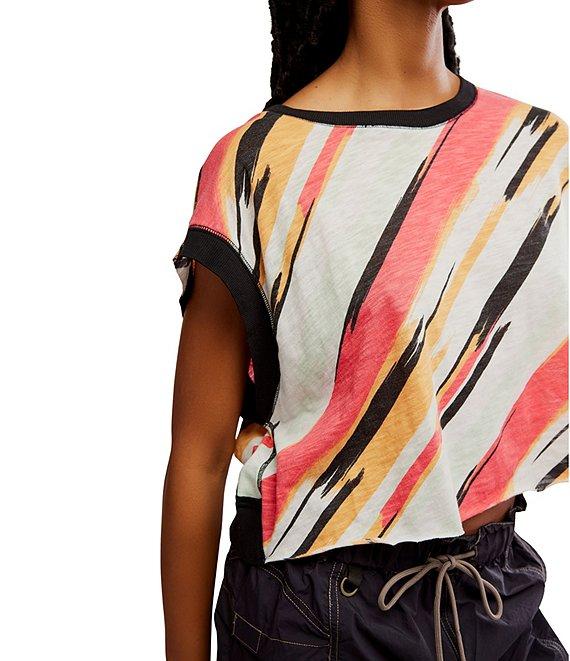 FP Movement Multi Print Crew Neck Short Sleeve My Time Tee Product Image