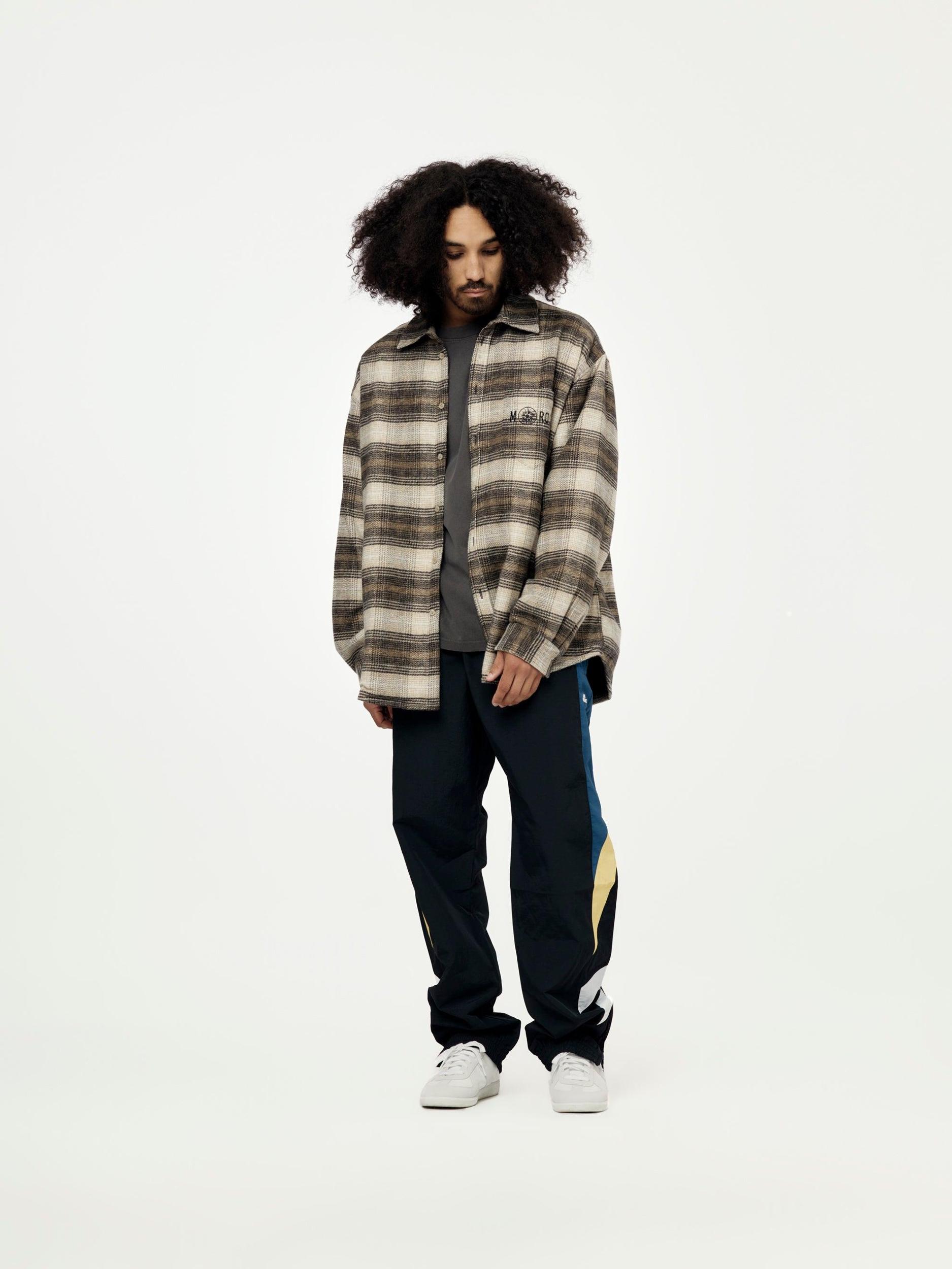 Brown Check L/S Overshirt Product Image