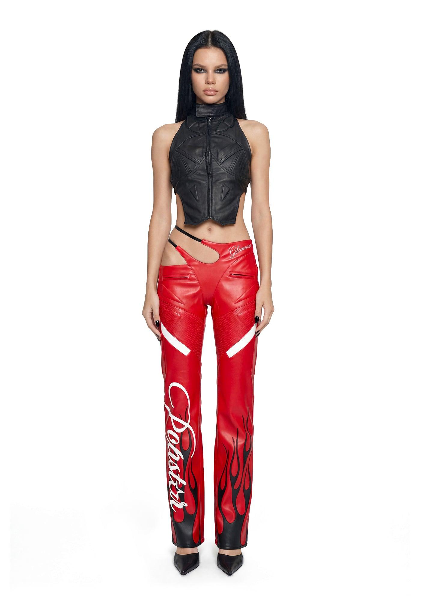 Hollywood Asymmetrical Moto Trousers Product Image